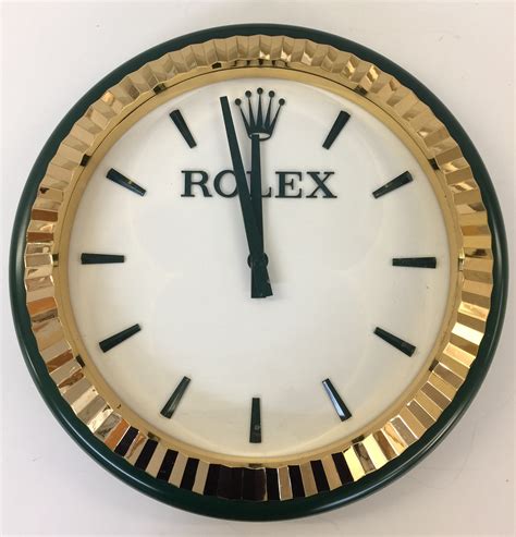 wall clocks rolex|rolex wall clock genuine.